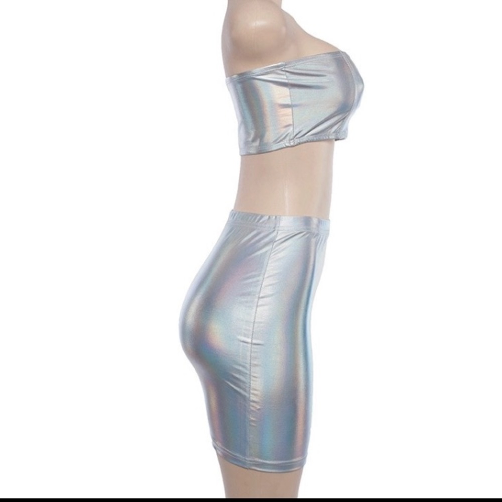 Metallic holographic set - Picture 3 of 4